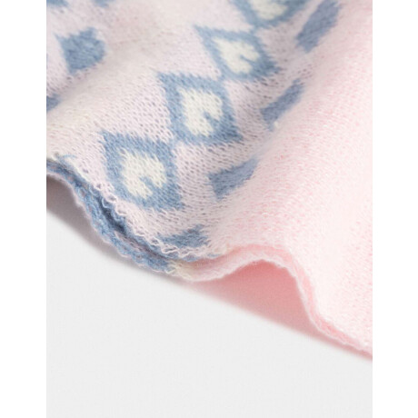 Bufanda Infantil Con Pompones Combinacion Multicolor