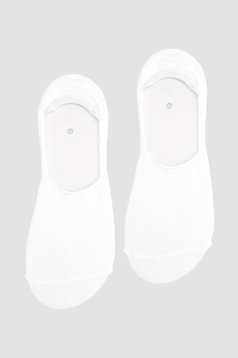 Medias invisibles individual Blanco