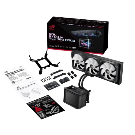 Cooler Liquido Asus Rog Ryuo Iv Slc 360 Argb Negro 001