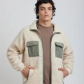 CAMPERA KEIRAN ( SHERPA ) DIXIE Beige