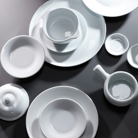 Plato Hondo Actualite 22 cm Blanco Porcelana Corona Plato Hondo Actualite 22 cm Blanco Porcelana Corona
