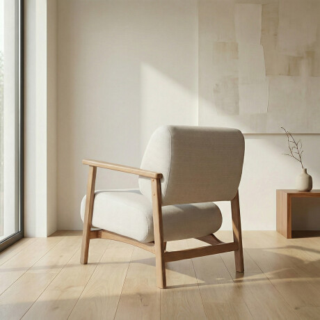 Butaca Toscana - Tela Rústica 218-G2 (Cruda)