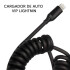 Cargador Para Autos Con Cable Apple Iphone Ipod Ipad CARGADOR AUTO C/CABLE PARA IPHONE OLT