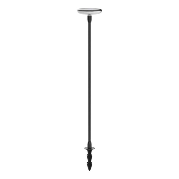 kit de 4 pcs - Poste caminero solar negro 68Lm/W cálida Ø96X770 IX4970