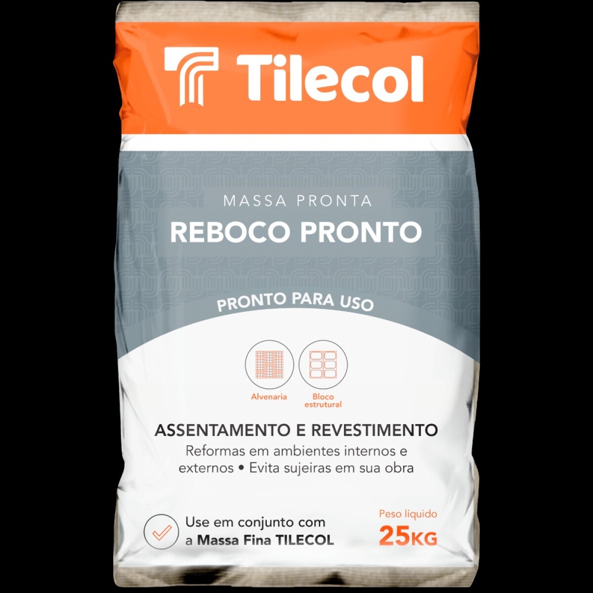 Revoque Pronto Para Bloques / 25kg. 