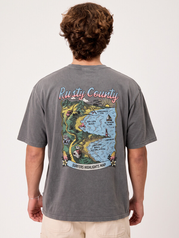 T-SHIRT LUPITA RUSTY Gris Piedra