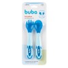 Set cubiertos flexibles termicos BUBA celeste