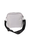 Bandolera nylon multicierres Gris