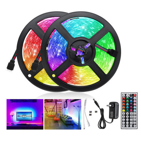 Manguera de luces RGB con control remoto 5m Manguera de luces RGB con control remoto 5m