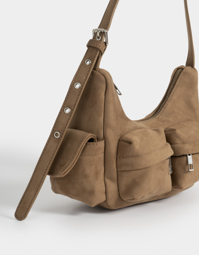 Bandoleras Bandolera Multipocket Camel - Marron Camel