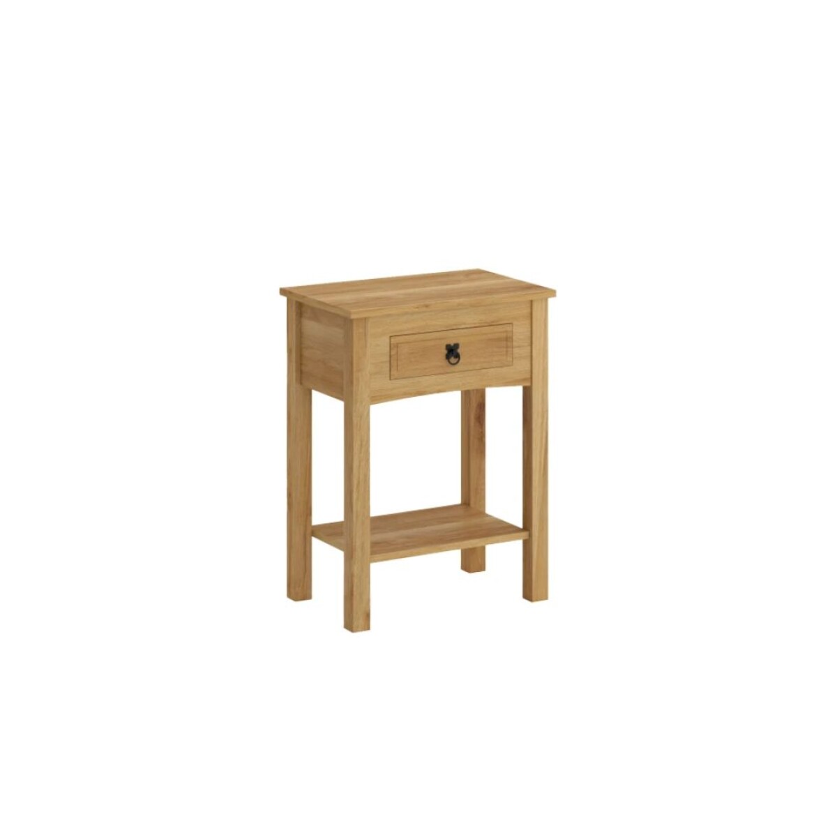 Consola 1 Cajón Mesa de luz Sommier - Linea Mexicana Natural 