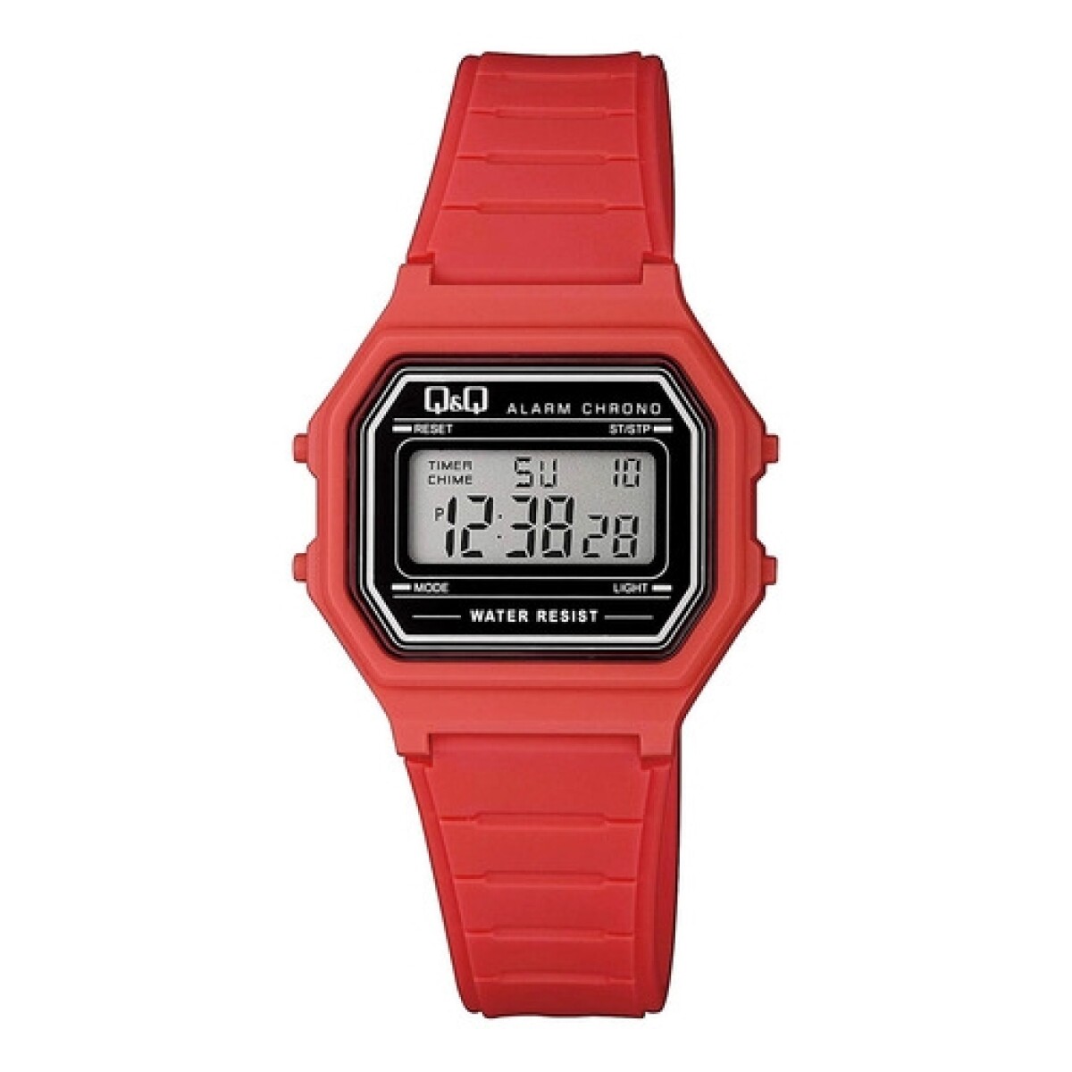 Reloj digital Q&Q multifunción resistente al agua 