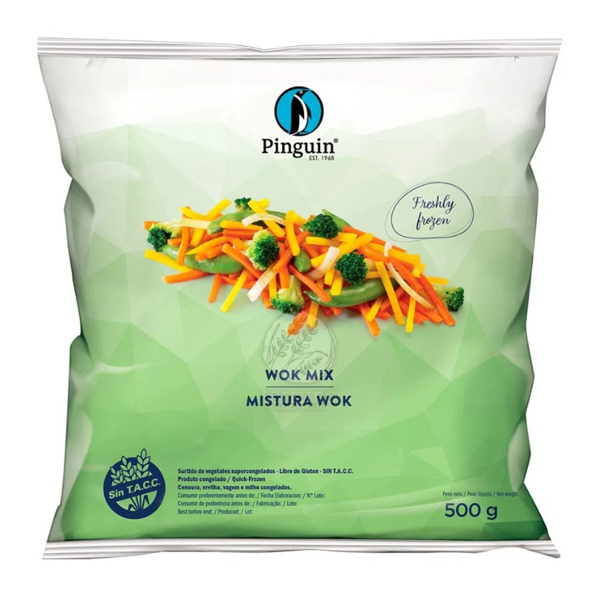 MIX VEGETALES PARA WOK PINGUIN - 500 GRS 