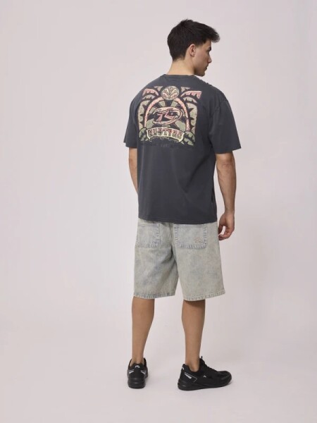 T-SHIRT RUSTY MUNKE GRIS