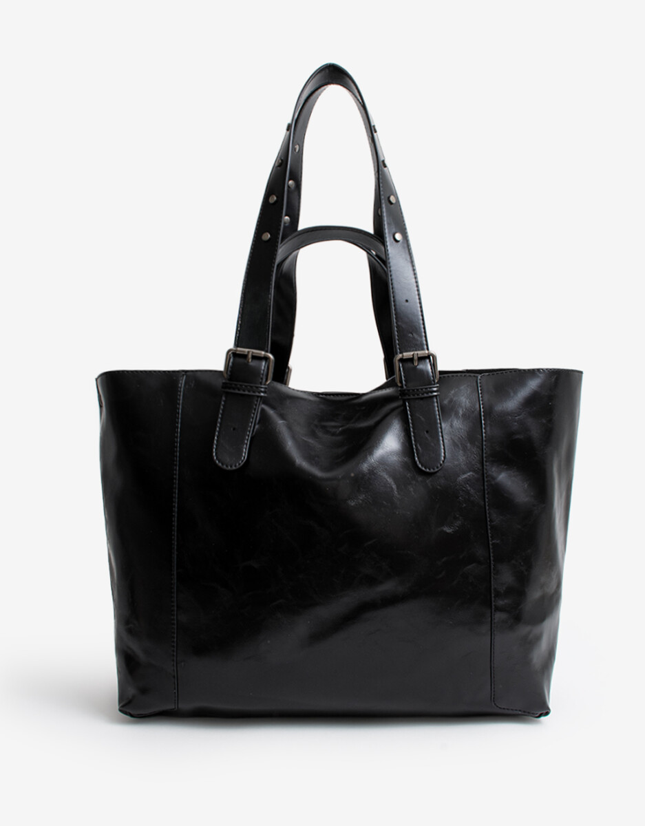 Cartera Shopper Con Tachas 