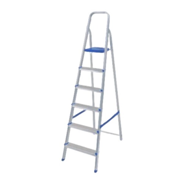 Escalera Familiar de Aluminio 6 Escalones MOR Escalera Familiar de Aluminio 6 Escalones MOR