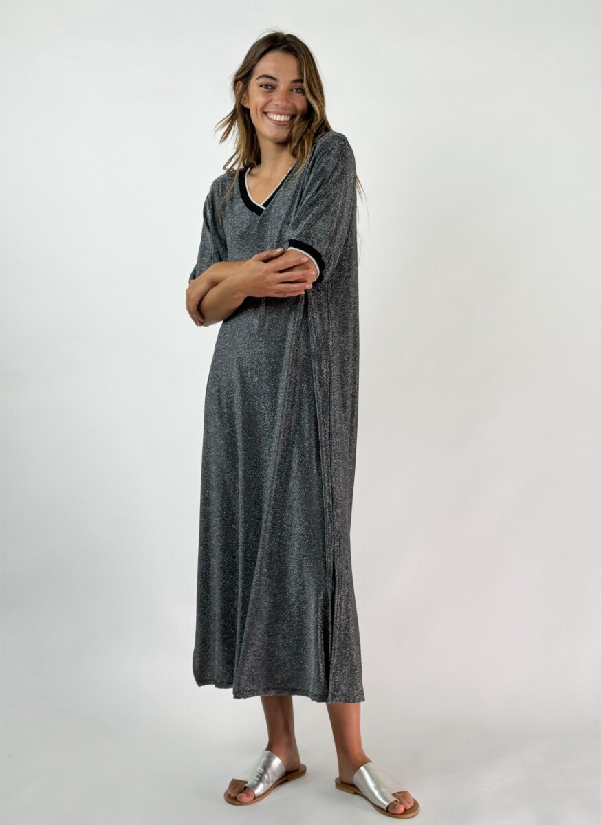 VESTIDO LYRIANA - PLATEADO 