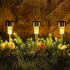 Lampara Luz Solar Recargable Led Jardín Farol Césped X6 Variante Cálida