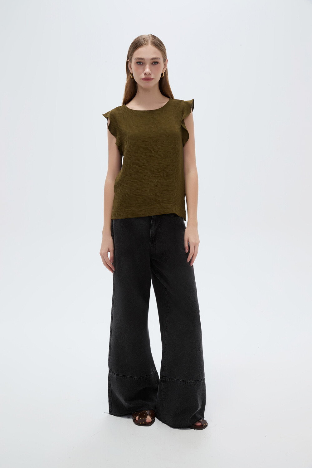 Blusa Mapa Verde Oliva