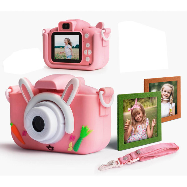 Camara Digital Fotos Infantil Filtros Juegos Correa Conejo ® Camara Digital Fotos Infantil Filtros Juegos Correa Conejo ®