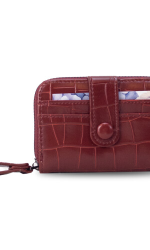TARJETERO IRINA CROCO BORDEAUX