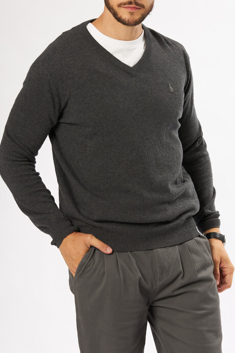 SWEATER ANIL POLANCO Gris Oscuro