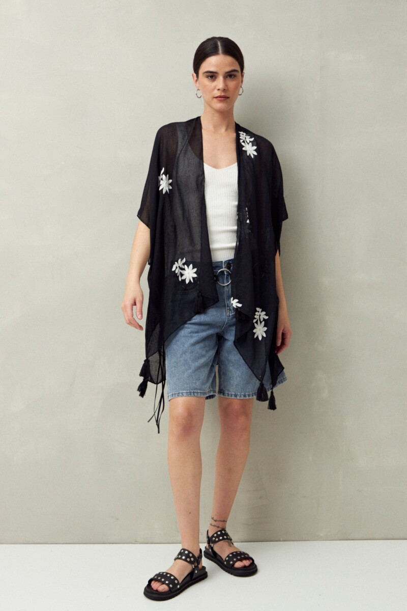 PONCHO ARTEMAS Negro