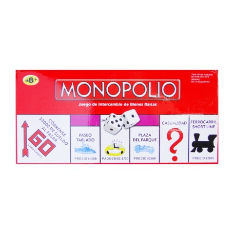 OUTLET Juego de mesa Monopolio 50x24cm Outlet Juego De Mesa Monopolio 50x24cm