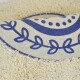 Alfombra 40x60cm AZUL Y NATURAL