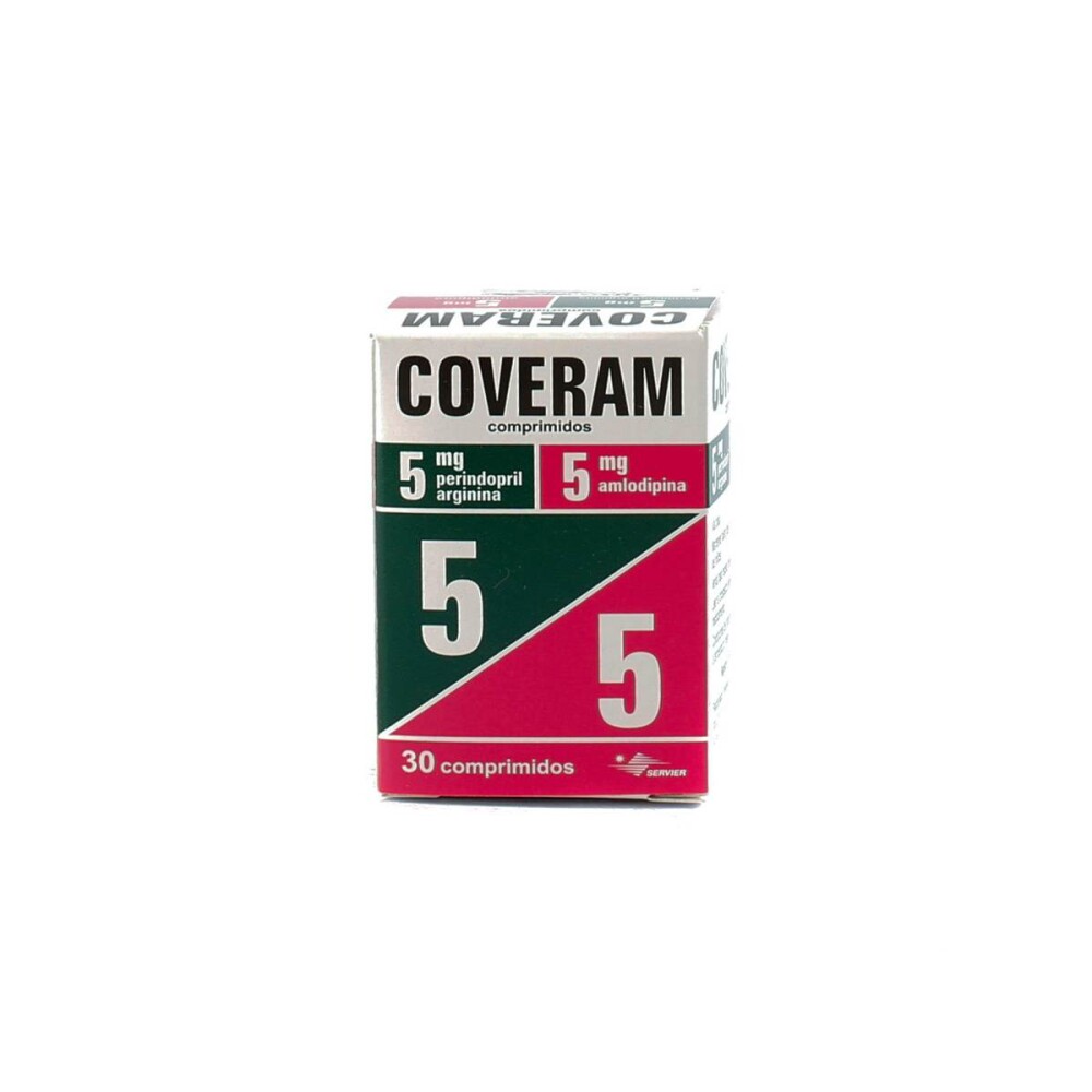 COVERAM 5/5 MG. CJ X 30 COMPRIMIDOS única