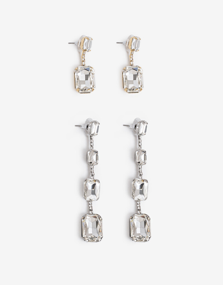 Aros Sets Strass Aros Sets, Statement Night - Combinacion Bicolor