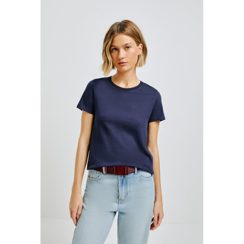 BLUSA MM FEM AZUL ESCURO