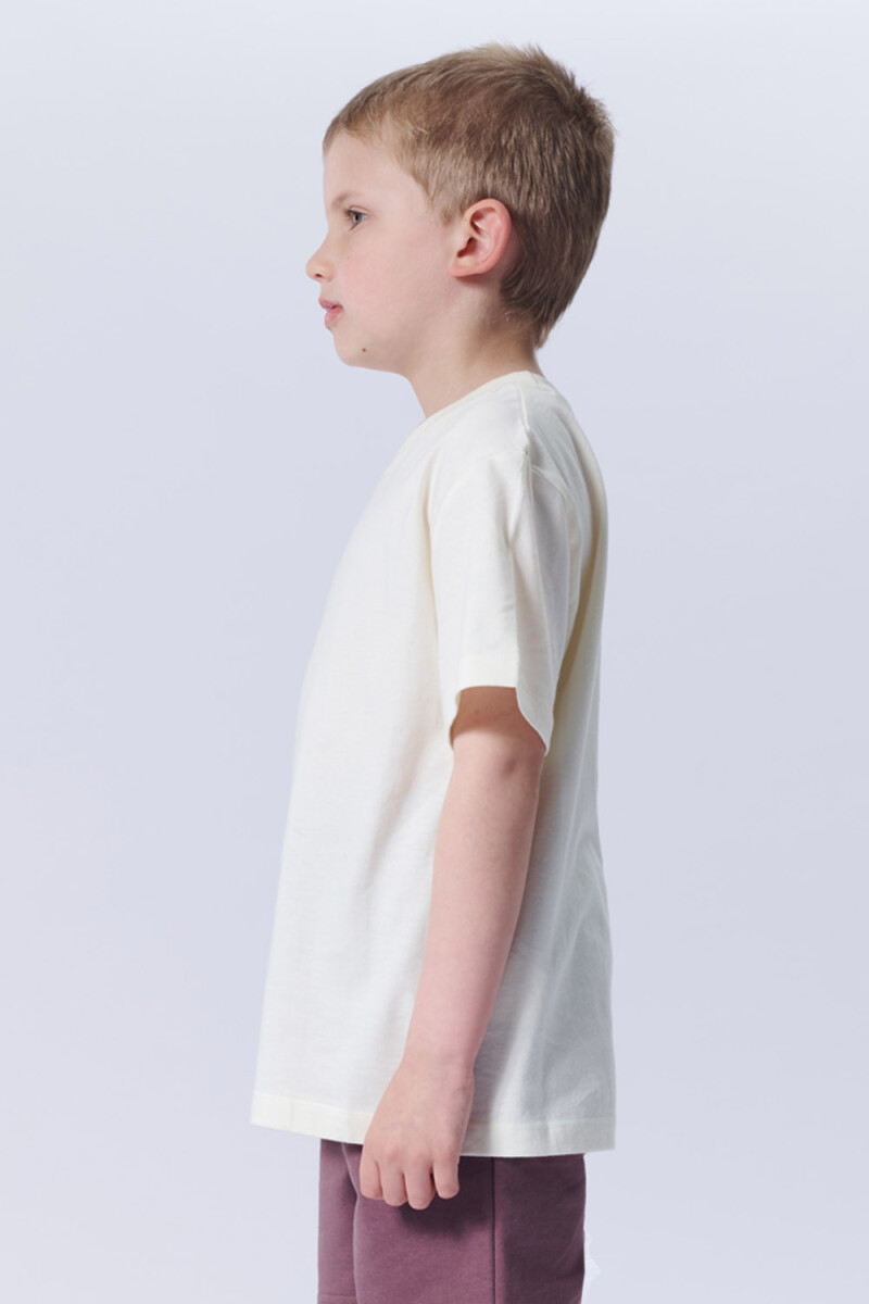 Remera Algodón Flame Crudo