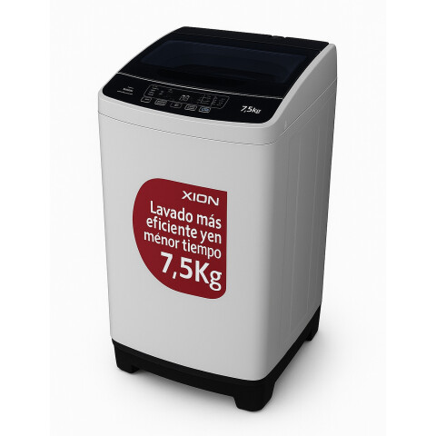 Lavarropas Xion Xi-lav75-cu LAVARROPAS XION 7.5KG XI-LAV75 GRIS