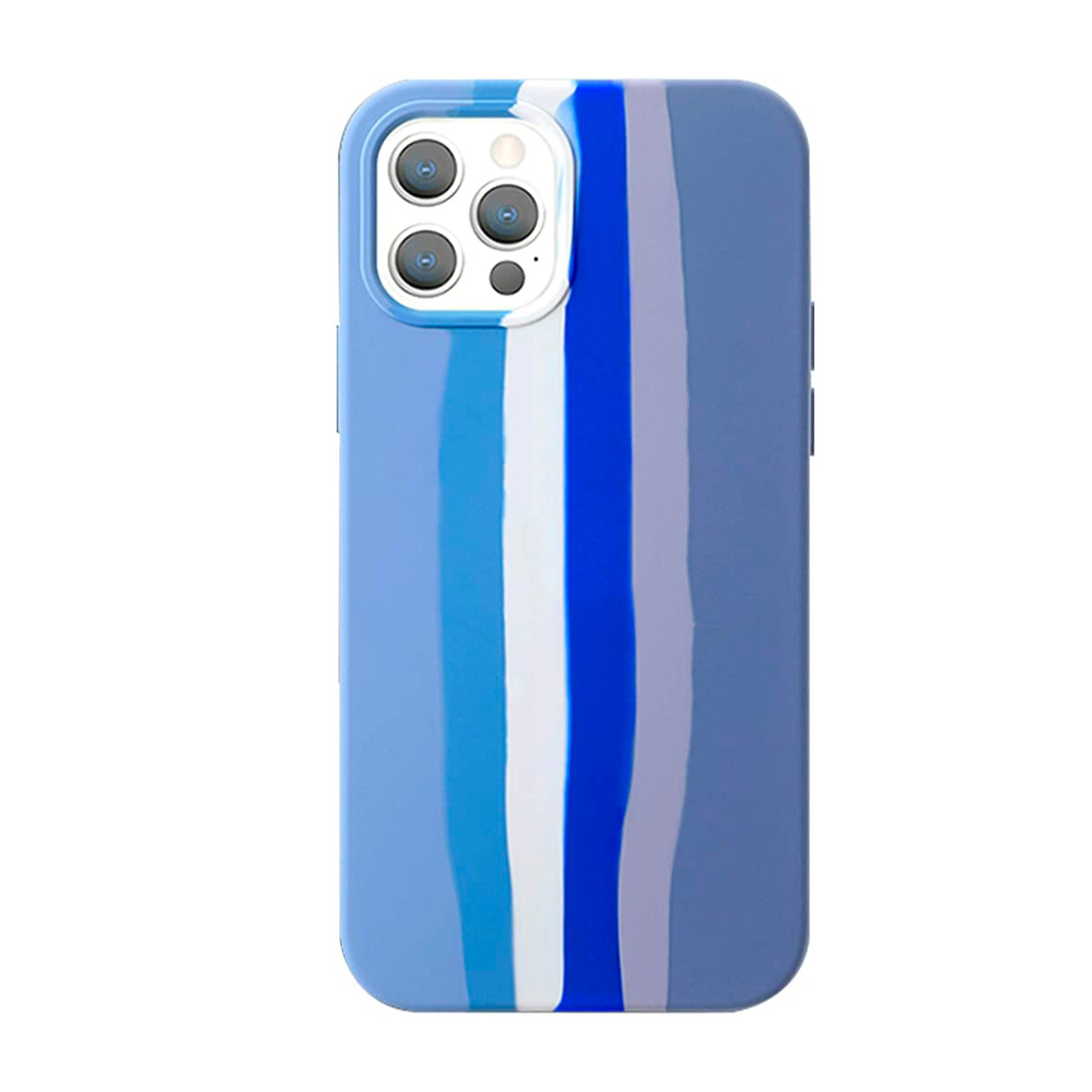 Silicone case iphone xs Arcoiris azul