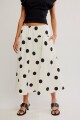 FALDA BETTY DROPWAIST Marfil
