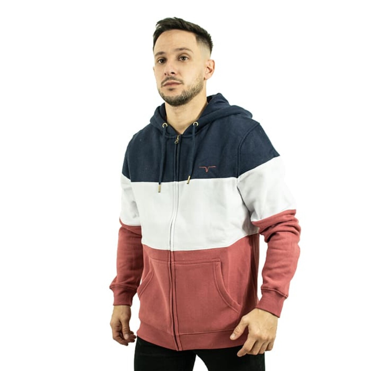 Campera Muvem Move de Hombre - Rojo-blanco 