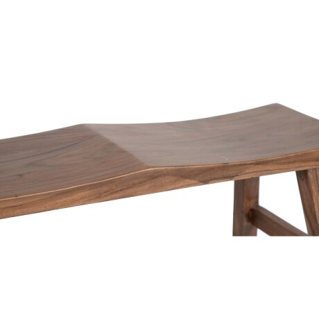 BANCO RECIBIDOR MADERA MARRON DENVER VINTAGE