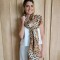 Chalina Animal Print Tostado Dorado