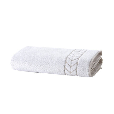 Toalla Baño Dohler Profi Top 75 x 150 cm 100% Algodón BEIGE/BLANCO