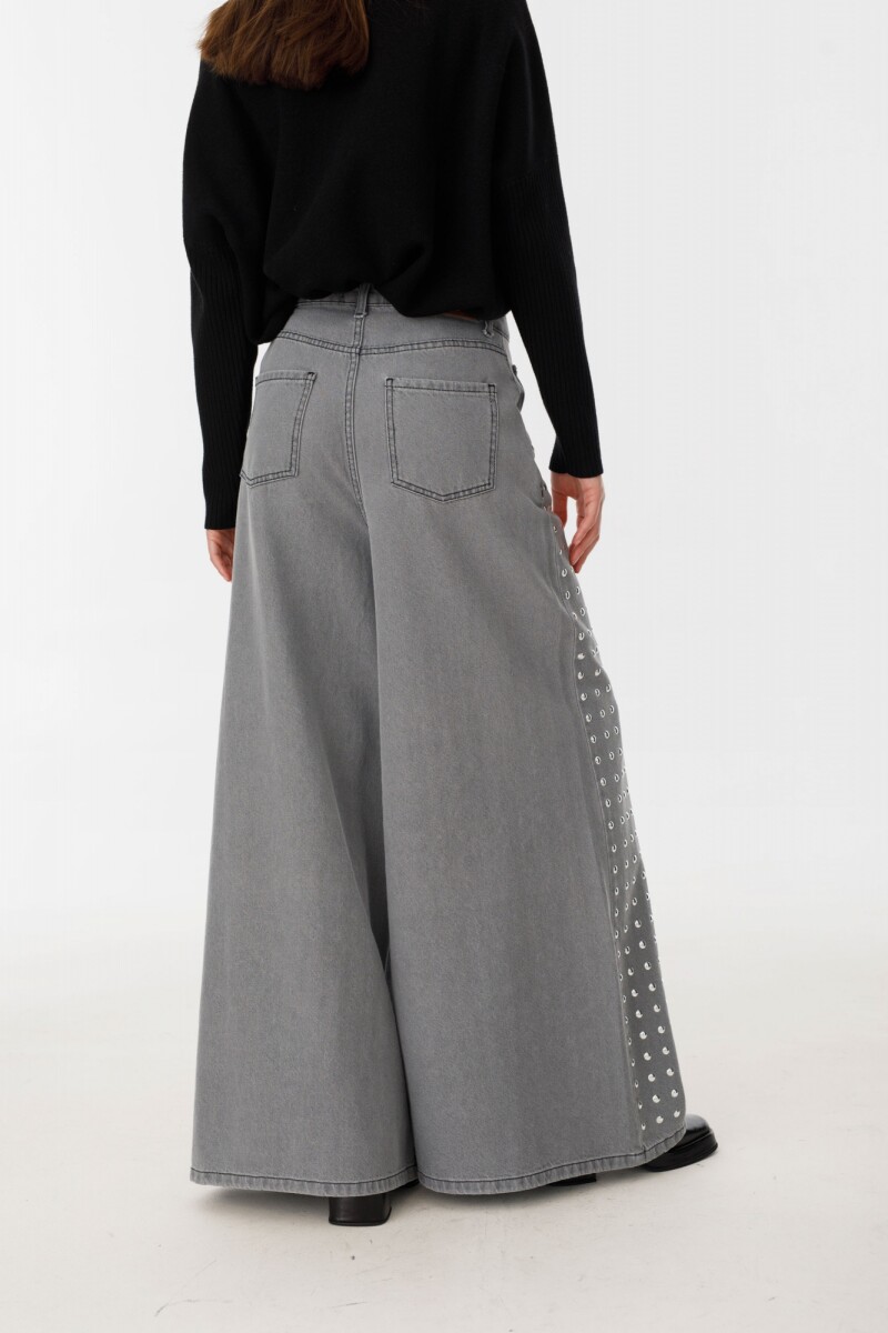 Pantalon Borchie Gris