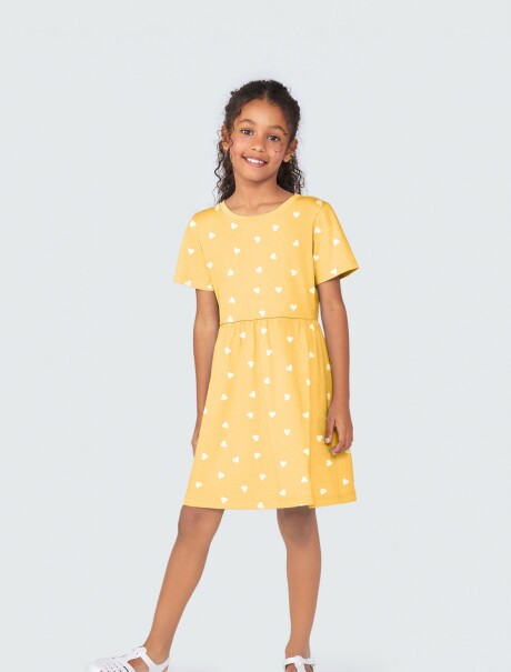 VESTIDO INFANTIL AMARILLO