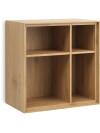 Librería GEDSER 4 compartimientos color roble Librería GEDSER 4 compartimientos color roble