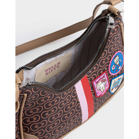 Bandolera Hobo Hello Kitty Kawaii Marron Chocolate