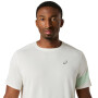 Polo Running Icon SS Top Hombre Cream/vital Green