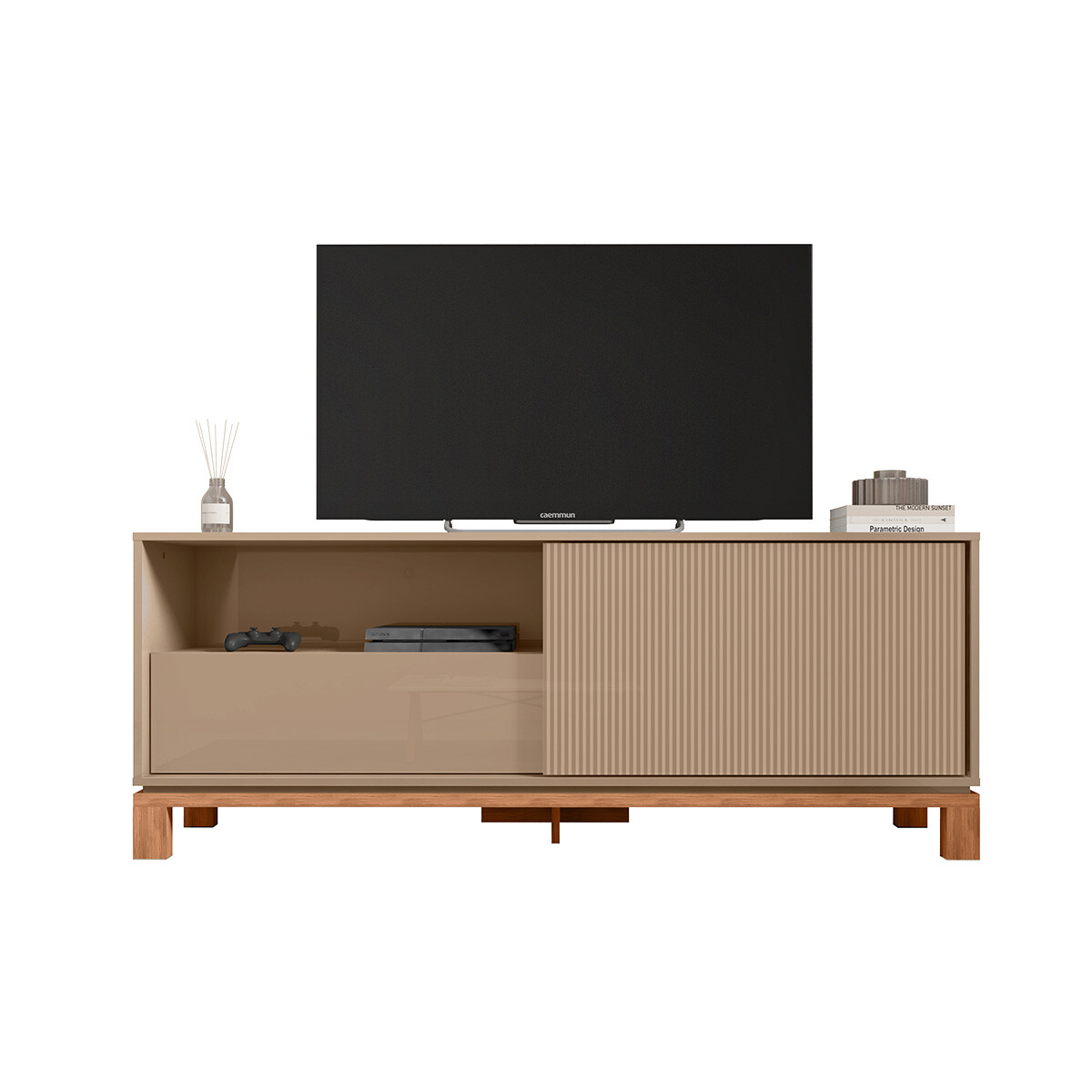 Rack Para Tv Mondrian 1.5 - Color Sued Mr/freijo 