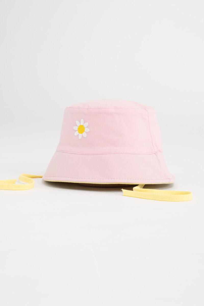 Gorro canvas reversible Rosa