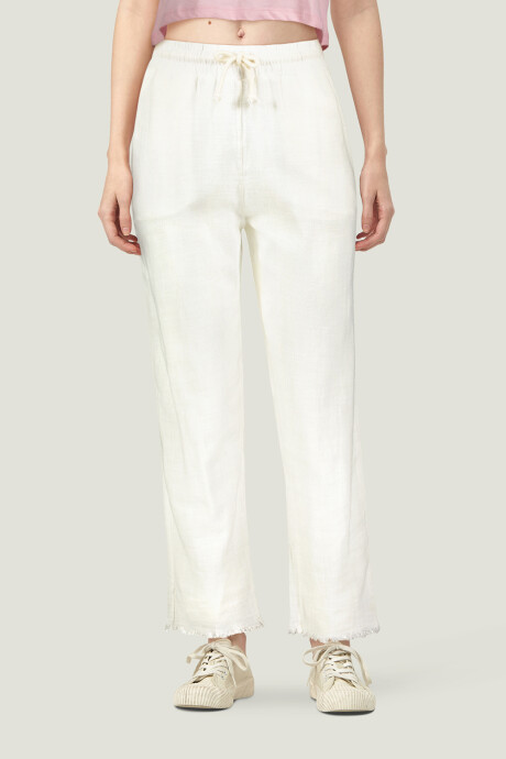 Pantalon Floramor Marfil / Off White