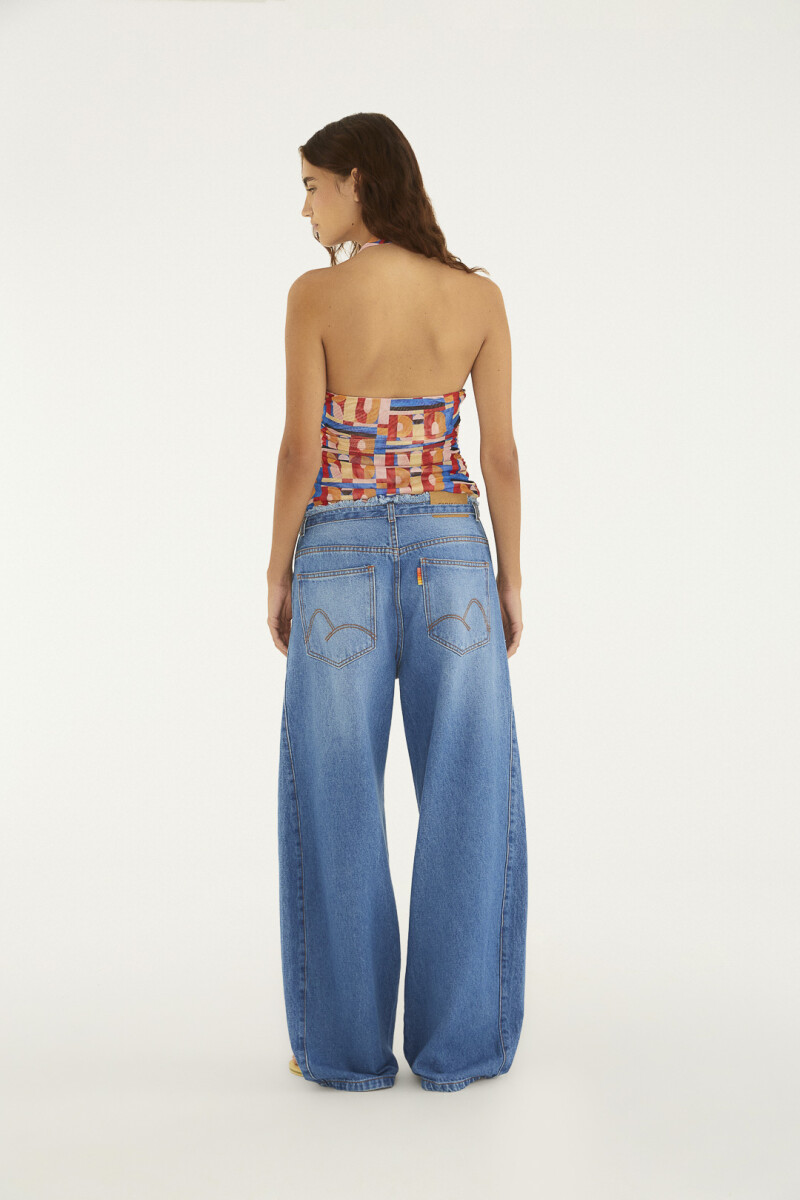 DENIM ANCHO Azul