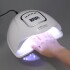 Lampara UV Led Seca Uñas Cabina 80W Sun X5 Timer Manos Pies Variante Color Blanco